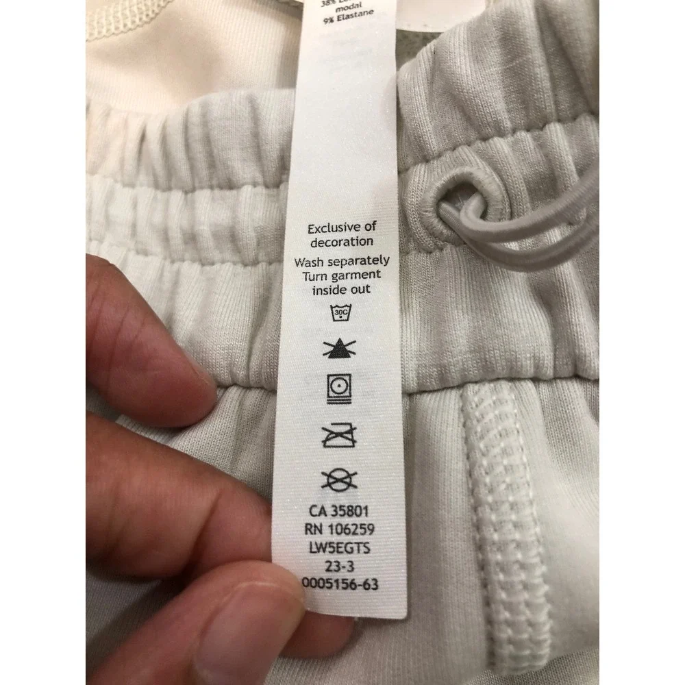Lululemon Softstreme High-Rise Pant Women 0 Light Ivory Bone Wide Leg LW5EGTS
